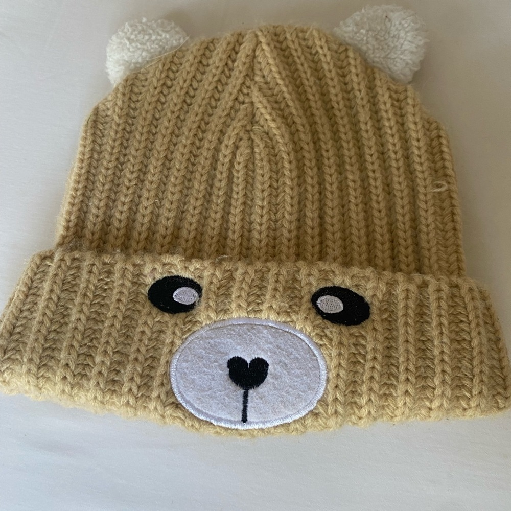 SO Bear Beanie Arcylic  (OS) Faux Fur